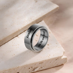 Mens Spinner Ring