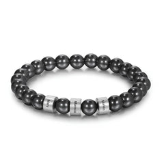 Personalized Hematite Bracelet