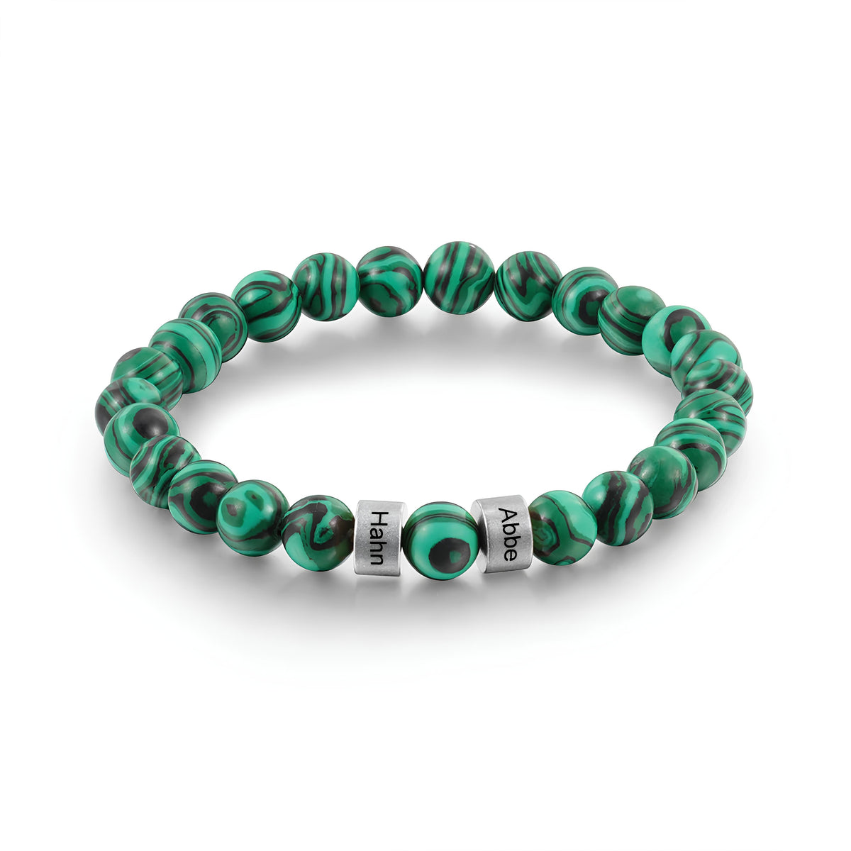 Green Bead Bracelet - Malachite Stone