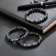 Black & White Bead Bracelet