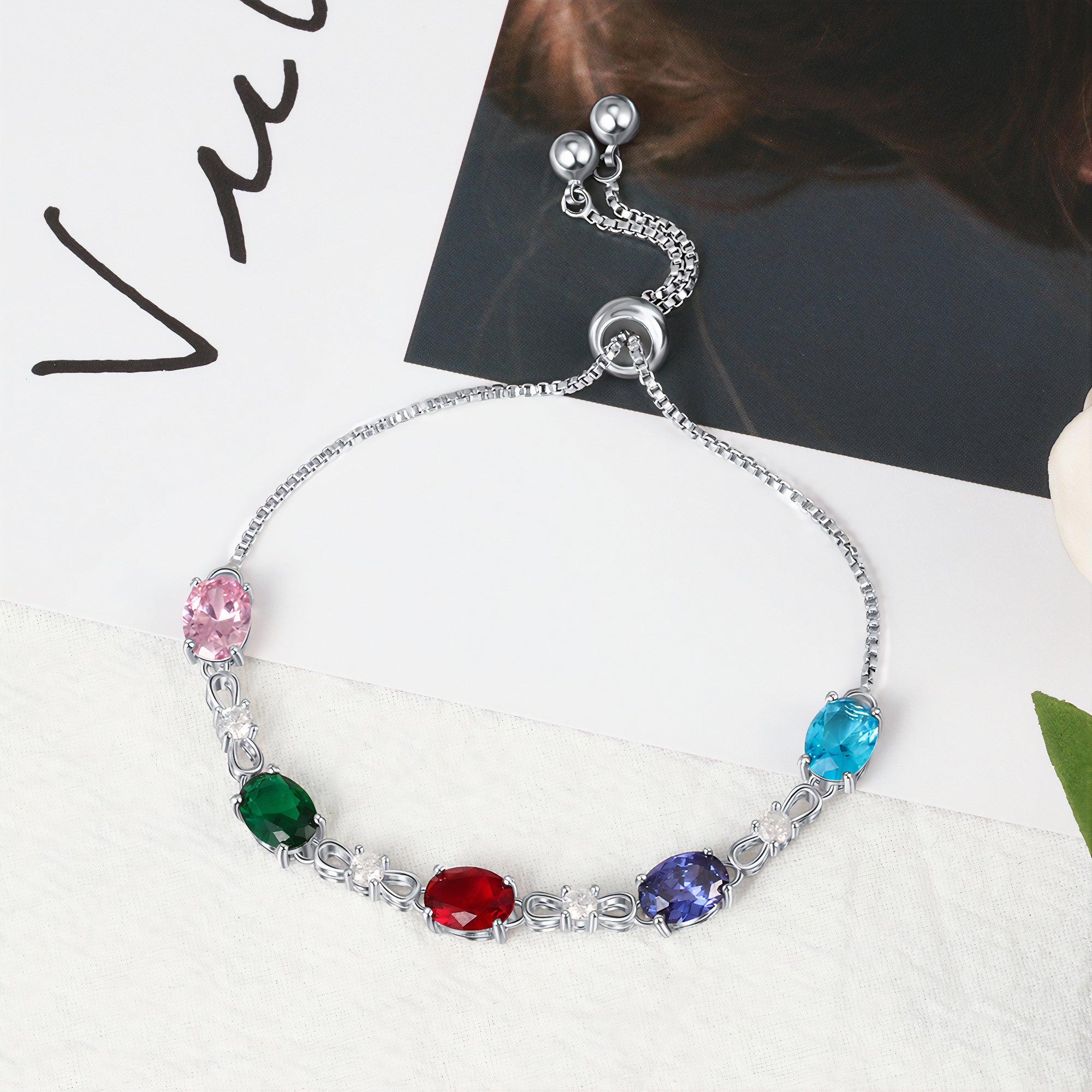 Infinity Birthstone Bracelet