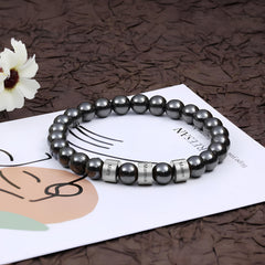 Personalized Hematite Bracelet