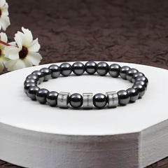 Personalized Hematite Bracelet